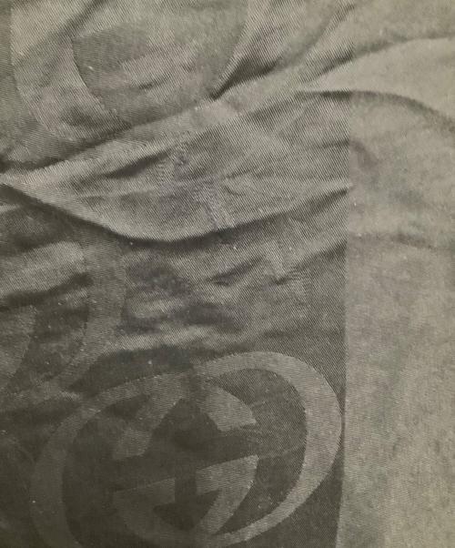 GUCCI（グッチ）GUCCI (グッチ) 大判スカーフ GG ブラックの古着・服飾アイテム