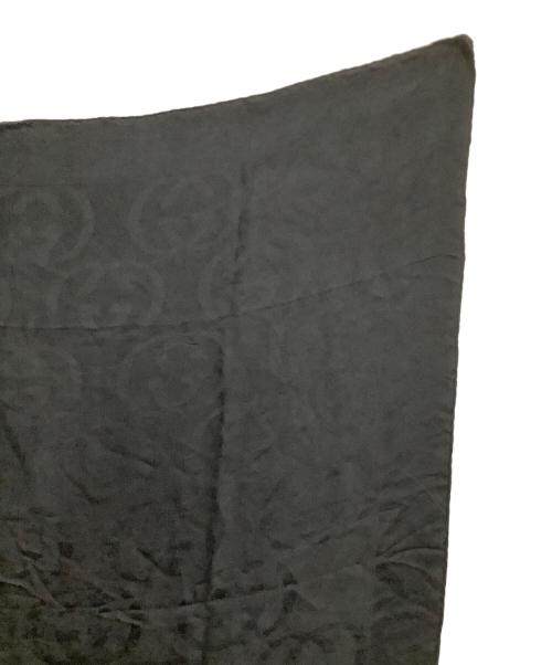 GUCCI（グッチ）GUCCI (グッチ) 大判スカーフ GG ブラックの古着・服飾アイテム