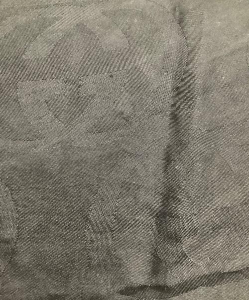 GUCCI（グッチ）GUCCI (グッチ) 大判スカーフ GG ブラックの古着・服飾アイテム