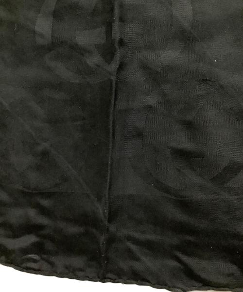 GUCCI（グッチ）GUCCI (グッチ) 大判スカーフ GG ブラックの古着・服飾アイテム