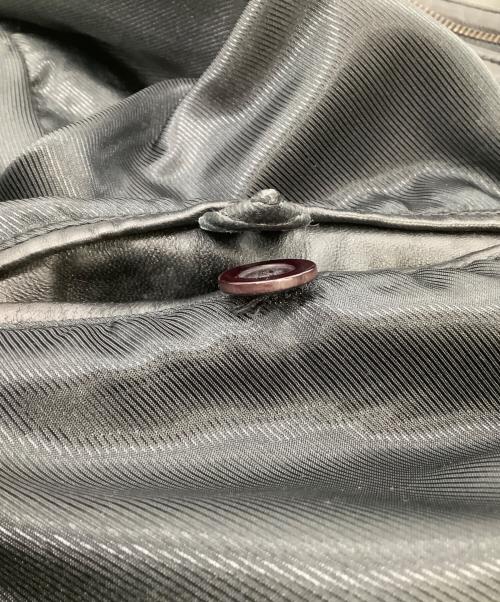 ROGER DAVID（ロジャーデヴィット）ROGER DAVID (ロジャーデヴィット) レザージャケット ブラック サイズ:Mの古着・服飾アイテム