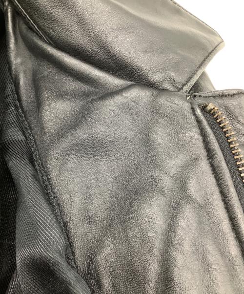 ROGER DAVID（ロジャーデヴィット）ROGER DAVID (ロジャーデヴィット) レザージャケット ブラック サイズ:Mの古着・服飾アイテム