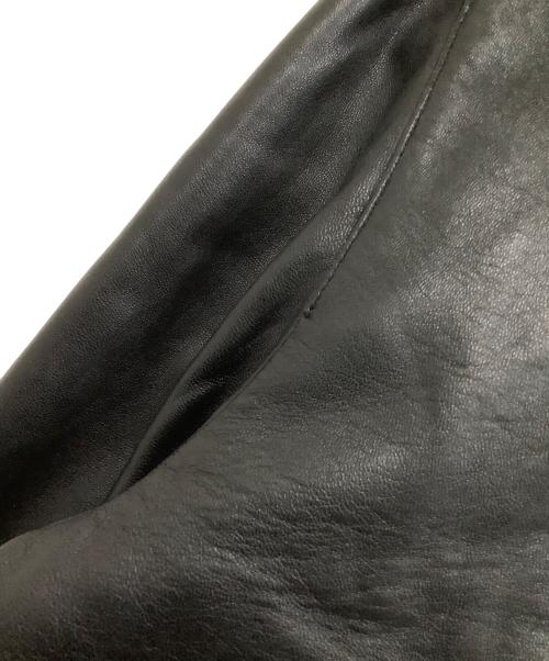 ROGER DAVID（ロジャーデヴィット）ROGER DAVID (ロジャーデヴィット) レザージャケット ブラック サイズ:Mの古着・服飾アイテム