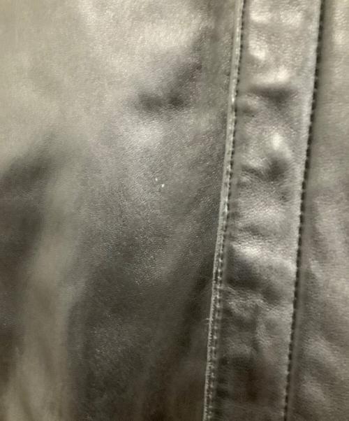 ROGER DAVID（ロジャーデヴィット）ROGER DAVID (ロジャーデヴィット) レザージャケット ブラック サイズ:Mの古着・服飾アイテム