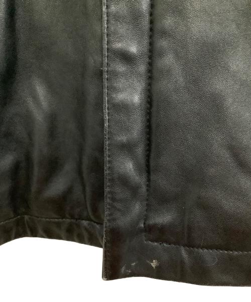 ROGER DAVID（ロジャーデヴィット）ROGER DAVID (ロジャーデヴィット) レザージャケット ブラック サイズ:Mの古着・服飾アイテム
