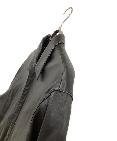 ROGER DAVID（ロジャーデヴィット）ROGER DAVID (ロジャーデヴィット) レザージャケット ブラック サイズ:Mの古着・服飾アイテム