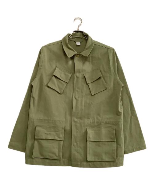 JJJJound（ジョウンド）JJJJound (ジョウンド) ミリタリージャケット　Lightweight Utility Jacket グリーン サイズ:Lの古着・服飾アイテム