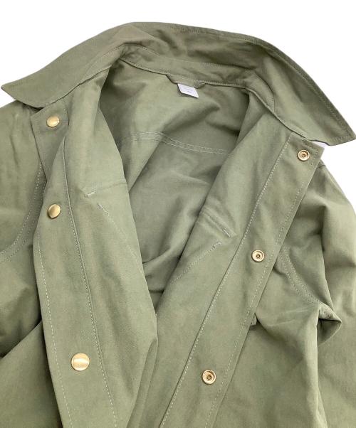 JJJJound（ジョウンド）JJJJound (ジョウンド) ミリタリージャケット　Lightweight Utility Jacket グリーン サイズ:Lの古着・服飾アイテム