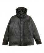 THE NORTHFACE PURPLELABELザ・ノースフェイス パープルレーベル）の古着「ダウンジャケット　Mountain Down Leather Jacket」｜ブラック