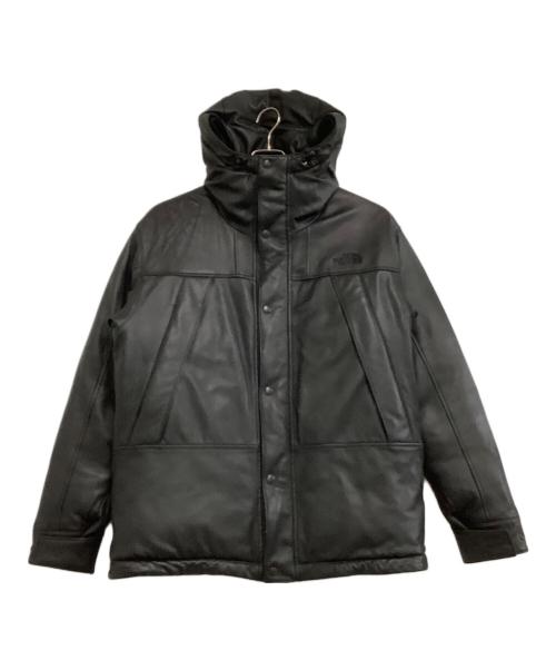 THE NORTHFACE PURPLELABEL（ザ・ノースフェイス パープルレーベル）THE NORTHFACE PURPLELABEL (ザ・ノースフェイス パープルレーベル) ダウンジャケット　Mountain Down Leather Jacket ブラック サイズ:Mの古着・服飾アイテム