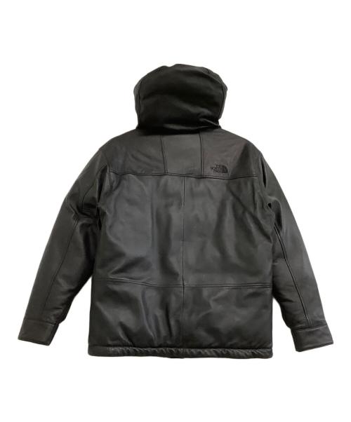 THE NORTHFACE PURPLELABEL（ザ・ノースフェイス パープルレーベル）THE NORTHFACE PURPLELABEL (ザ・ノースフェイス パープルレーベル) ダウンジャケット　Mountain Down Leather Jacket ブラック サイズ:Mの古着・服飾アイテム