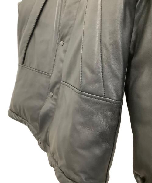 THE NORTHFACE PURPLELABEL（ザ・ノースフェイス パープルレーベル）THE NORTHFACE PURPLELABEL (ザ・ノースフェイス パープルレーベル) ダウンジャケット　Mountain Down Leather Jacket ブラック サイズ:Mの古着・服飾アイテム