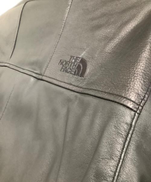 THE NORTHFACE PURPLELABEL（ザ・ノースフェイス パープルレーベル）THE NORTHFACE PURPLELABEL (ザ・ノースフェイス パープルレーベル) ダウンジャケット　Mountain Down Leather Jacket ブラック サイズ:Mの古着・服飾アイテム