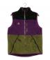 NIKE ACG（ナイキエーシージー）の古着「フリースベスト」｜ブラック×パープル×グリーン