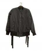 STAMPDスタンプド）の古着「中綿ブルゾン」｜ブラック