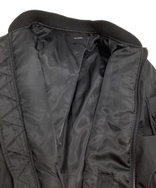 STAMPD（スタンプド）STAMPD (スタンプド) 中綿ブルゾン ブラック サイズ:Mの古着・服飾アイテム