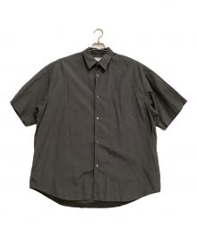 Graphpaper（グラフペーパー）の古着「半袖シャツ　Broad Oversized S/S Regular Collar Shirt」｜グレー