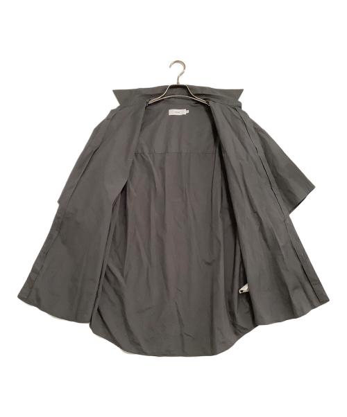 Graphpaper（グラフペーパー）Graphpaper (グラフペーパー) 半袖シャツ　Broad Oversized S/S Regular Collar Shirt グレー サイズ:freeの古着・服飾アイテム