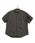 Graphpaper（グラフペーパー）の古着「半袖シャツ　Broad Oversized S/S Regular Collar Shirt」｜グレー