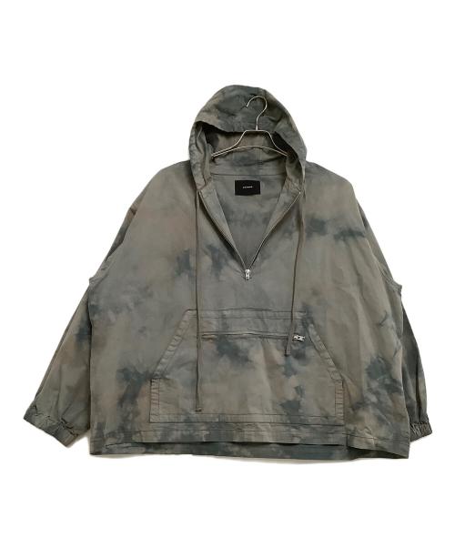 STAMPD（スタンプド）STAMPD (スタンプド) アノラックパーカー　ACID DYE ANORAK　17SS グレー サイズ:Mの古着・服飾アイテム