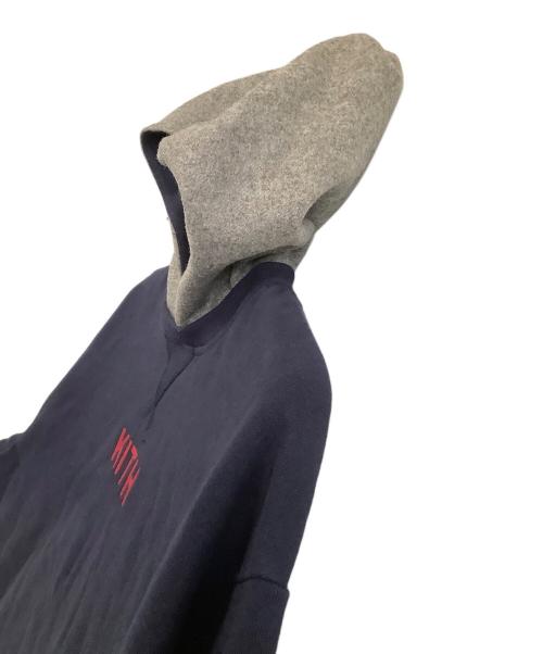 KITH（キス）KITH (キス) Bergdorf Goodman (バーグドルフ グッドマン) プルオーバーパーカー クラシックロゴ ネイビー サイズ:Lの古着・服飾アイテム