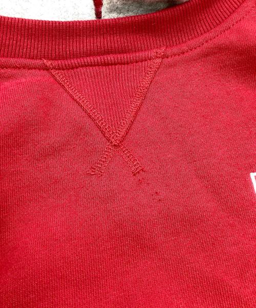 KITH（キス）KITH (キス) Bergdorf Goodman (バーグドルフ グッドマン) プルオーバーパーカー レッド×グレー サイズ:Lの古着・服飾アイテム