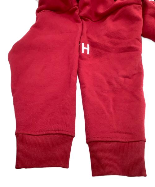 KITH（キス）KITH (キス) Bergdorf Goodman (バーグドルフ グッドマン) プルオーバーパーカー レッド×グレー サイズ:Lの古着・服飾アイテム