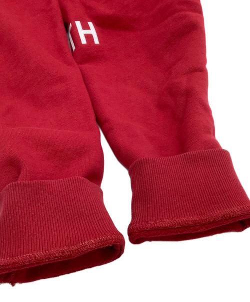 KITH（キス）KITH (キス) Bergdorf Goodman (バーグドルフ グッドマン) プルオーバーパーカー レッド×グレー サイズ:Lの古着・服飾アイテム