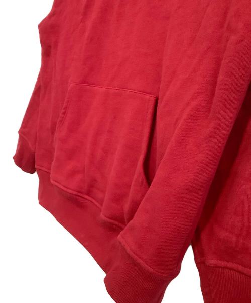 KITH（キス）KITH (キス) Bergdorf Goodman (バーグドルフ グッドマン) プルオーバーパーカー レッド×グレー サイズ:Lの古着・服飾アイテム