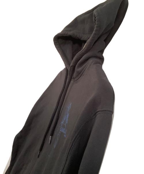 PALACE（パレス）PALACE (パレス) プルオーバーパーカー　GRAND MASTER HOOD　 ブラック サイズ:Lの古着・服飾アイテム