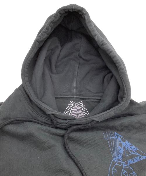 PALACE（パレス）PALACE (パレス) プルオーバーパーカー　GRAND MASTER HOOD　 ブラック サイズ:Lの古着・服飾アイテム