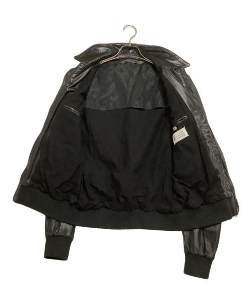 Maison Margiela（メゾンマルジェラ）Maison Margiela (メゾンマルジェラ) レザージャケット　08SS ブラック サイズ:46の古着・服飾アイテム