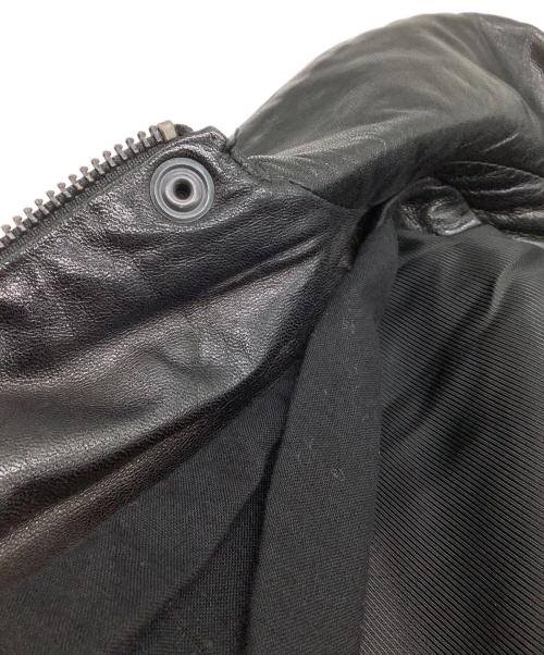 Maison Margiela（メゾンマルジェラ）Maison Margiela (メゾンマルジェラ) レザージャケット　08SS ブラック サイズ:46の古着・服飾アイテム