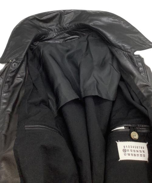 Maison Margiela（メゾンマルジェラ）Maison Margiela (メゾンマルジェラ) レザージャケット　08SS ブラック サイズ:46の古着・服飾アイテム