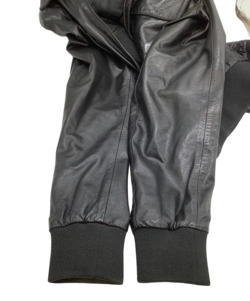 Maison Margiela（メゾンマルジェラ）Maison Margiela (メゾンマルジェラ) レザージャケット　08SS ブラック サイズ:46の古着・服飾アイテム