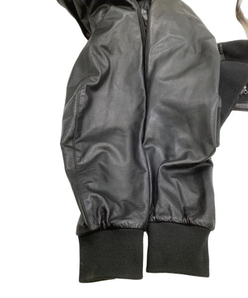 Maison Margiela（メゾンマルジェラ）Maison Margiela (メゾンマルジェラ) レザージャケット　08SS ブラック サイズ:46の古着・服飾アイテム