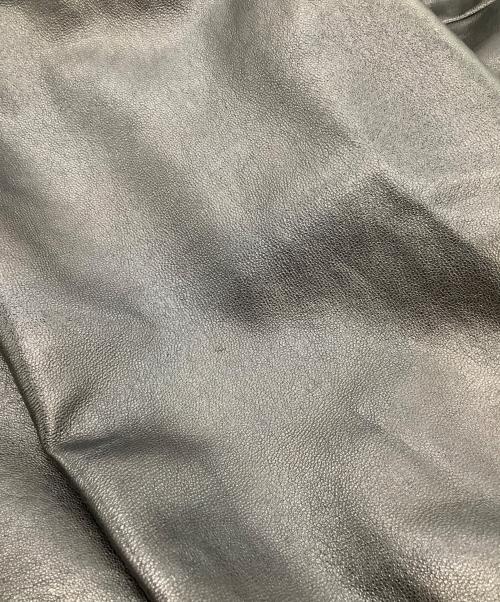 Maison Margiela（メゾンマルジェラ）Maison Margiela (メゾンマルジェラ) レザージャケット　08SS ブラック サイズ:46の古着・服飾アイテム