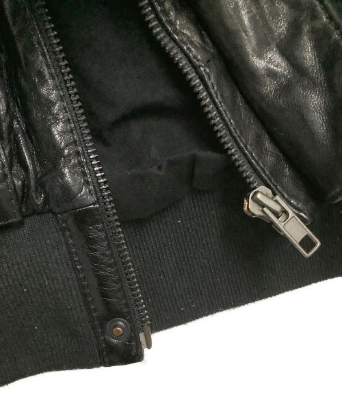 Maison Margiela（メゾンマルジェラ）Maison Margiela (メゾンマルジェラ) レザージャケット　08SS ブラック サイズ:46の古着・服飾アイテム