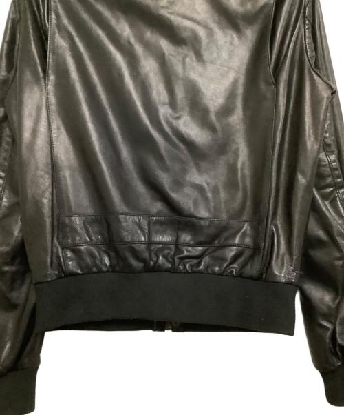 Maison Margiela（メゾンマルジェラ）Maison Margiela (メゾンマルジェラ) レザージャケット　08SS ブラック サイズ:46の古着・服飾アイテム