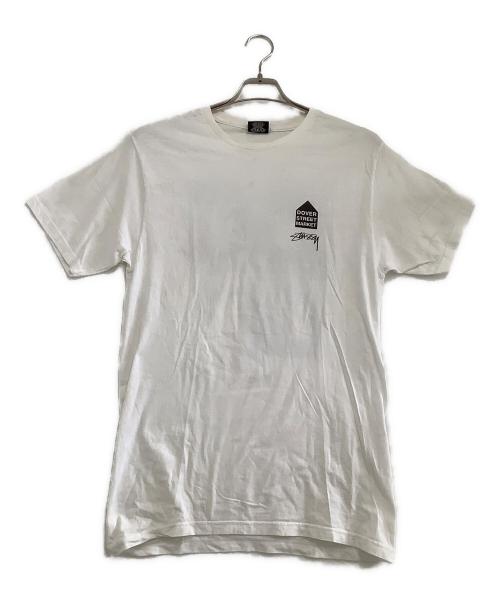 stussy（ステューシー）stussy (ステューシー) DOVER STREET MARKET (ドーバー ストリート マーケット) 半袖Tシャツ　プリント ホワイト サイズ:Mの古着・服飾アイテム