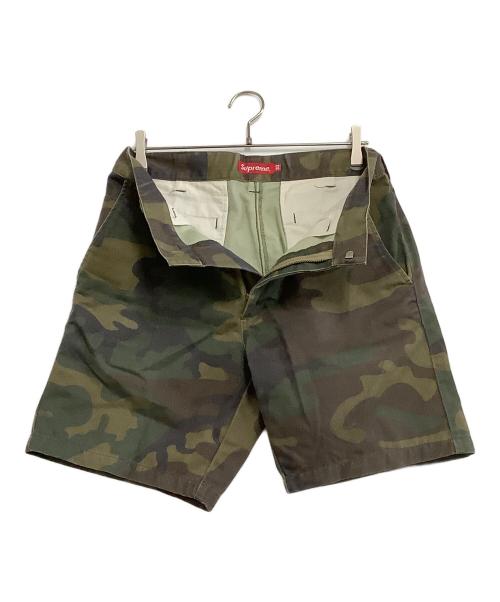 SUPREME（シュプリーム）SUPREME (シュプリーム) ショートパンツ　カモフラージュ柄 カーキ サイズ:30の古着・服飾アイテム