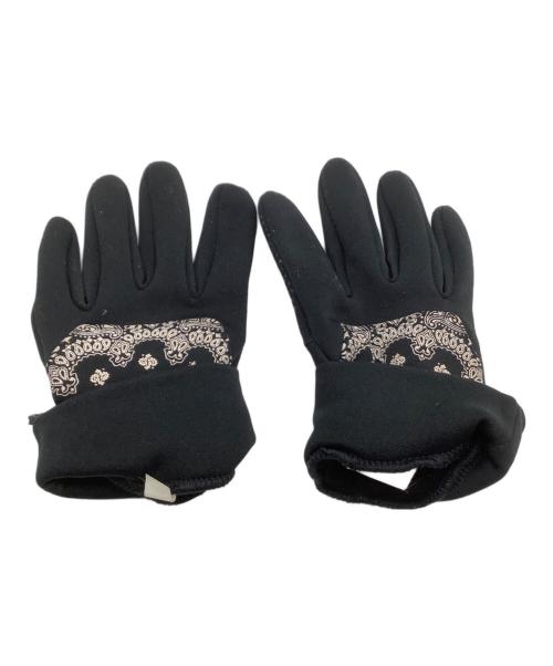 SUPREME（シュプリーム）SUPREME (シュプリーム) THE NORTH FACE (ザ ノース フェイス) 手袋 BANDANA ETIP GLOVE ブラックの古着・服飾アイテム
