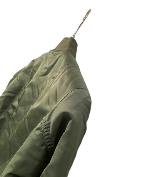 ALPHA INDUSTRIES（アルファインダストリーズ）ALPHA INDUSTRIES (アルファインダストリーズ) フライトジャケット　リバーシブル グリーン サイズ:Sの古着・服飾アイテム