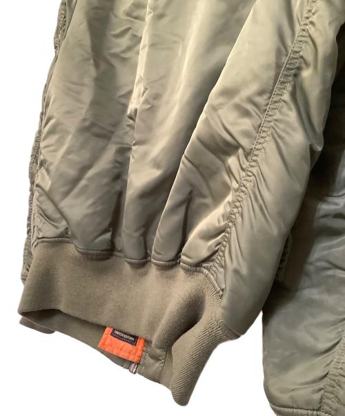 ALPHA INDUSTRIES（アルファインダストリーズ）ALPHA INDUSTRIES (アルファインダストリーズ) フライトジャケット　リバーシブル グリーン サイズ:Sの古着・服飾アイテム