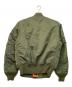 ALPHA INDUSTRIES (アルファインダストリーズ) フライトジャケット　リバーシブル グリーン サイズ:S：7000円