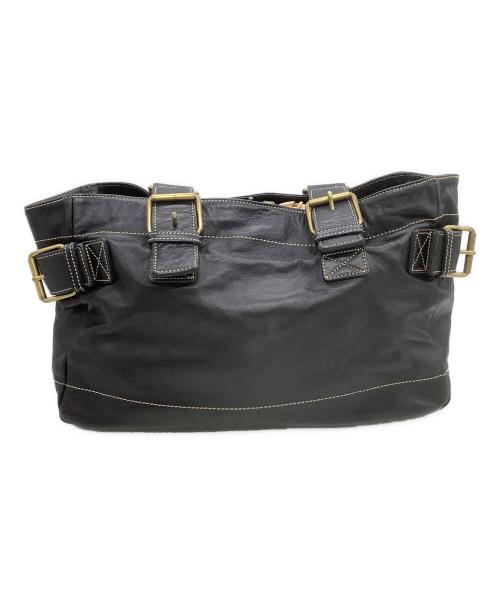 Vivienne Westwood（ヴィヴィアンウエストウッド）Vivienne Westwood (ヴィヴィアンウエストウッド) レザートートバッグ　アコード ブラックの古着・服飾アイテム