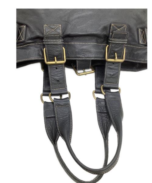 Vivienne Westwood（ヴィヴィアンウエストウッド）Vivienne Westwood (ヴィヴィアンウエストウッド) レザートートバッグ　アコード ブラックの古着・服飾アイテム