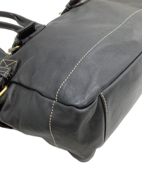 Vivienne Westwood（ヴィヴィアンウエストウッド）Vivienne Westwood (ヴィヴィアンウエストウッド) レザートートバッグ　アコード ブラックの古着・服飾アイテム