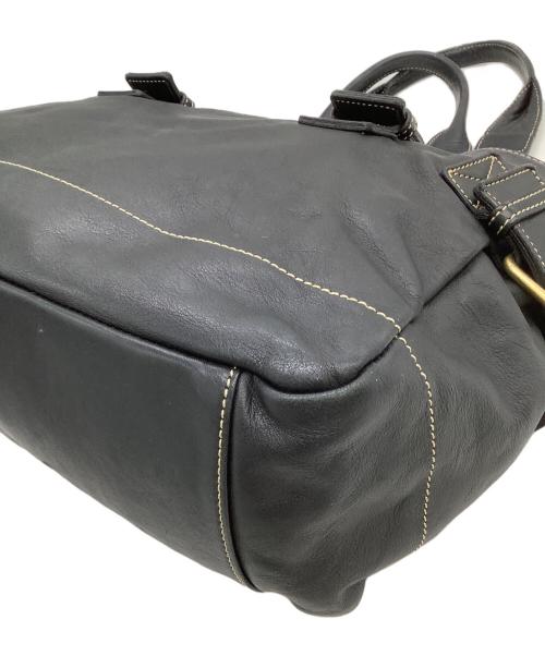 Vivienne Westwood（ヴィヴィアンウエストウッド）Vivienne Westwood (ヴィヴィアンウエストウッド) レザートートバッグ　アコード ブラックの古着・服飾アイテム