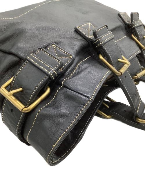 Vivienne Westwood（ヴィヴィアンウエストウッド）Vivienne Westwood (ヴィヴィアンウエストウッド) レザートートバッグ　アコード ブラックの古着・服飾アイテム